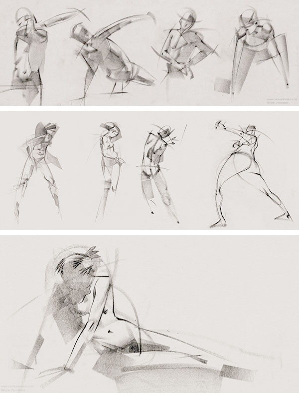 Quickposes Pose Library For Figure Gesture Drawing Practice